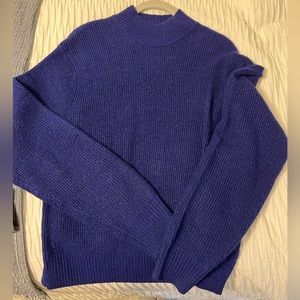 Gap Waffle Mock Neck Sweater